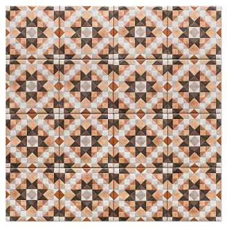 Mainzu Klinker Marrakech Agadir Sunset Blank 20x20 cm