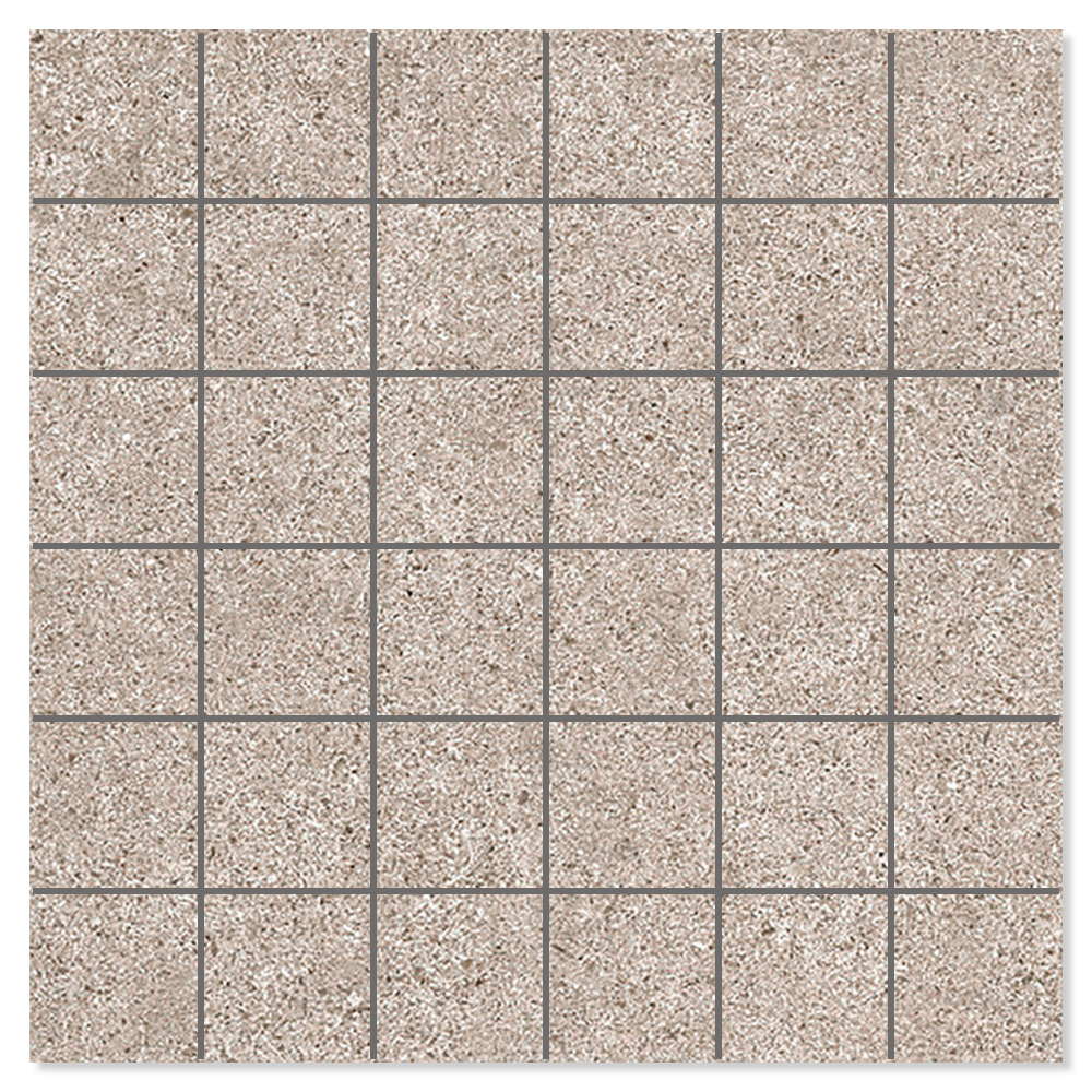 Mosaik Klinker Alvar Soft Taupe Matt 30x30 (5x5) cm