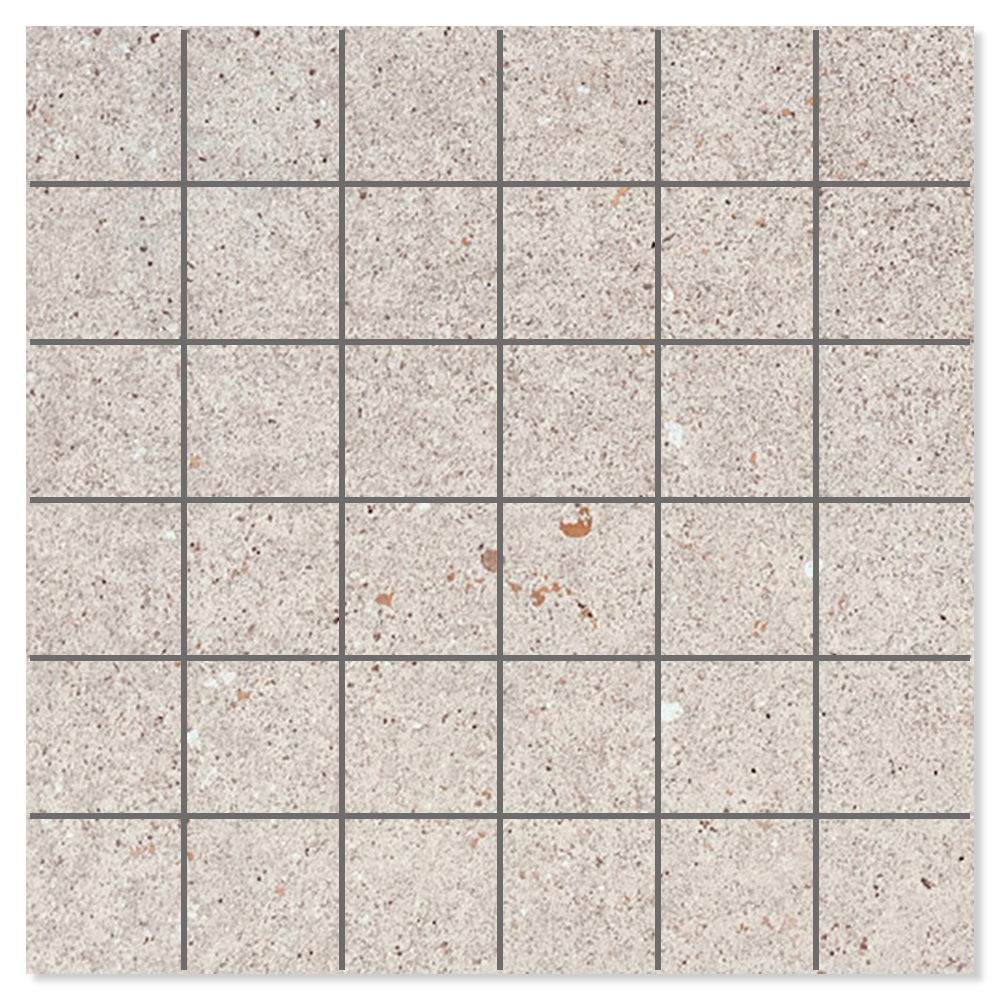 Mosaik Klinker Alvar Natural Taupe Matt 30x30 (5x5) cm