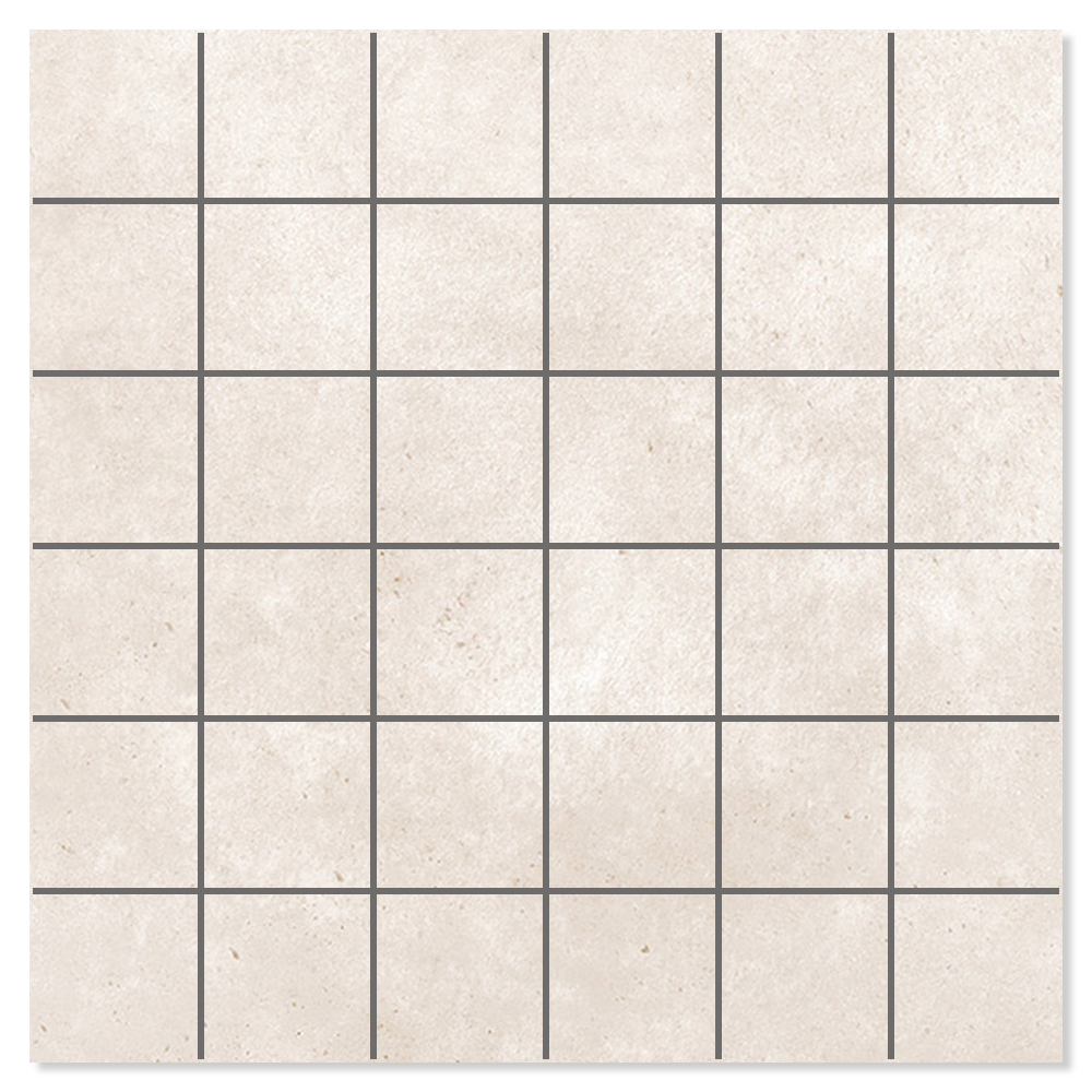 Mosaik Klinker Alvar Raw Ljusbeige Matt 30x30 (5x5) cm