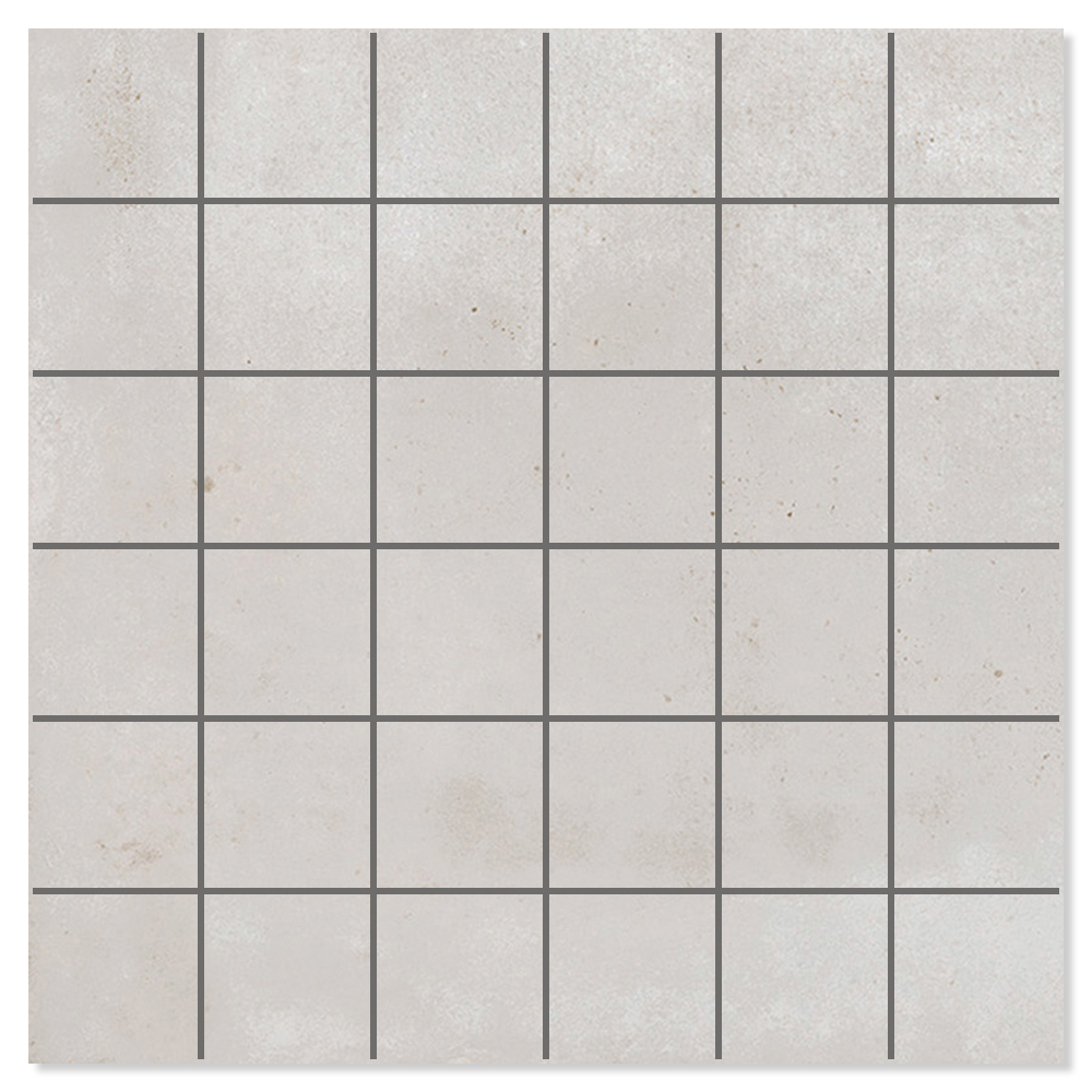Mosaik Klinker Alvar Raw Ljusgrå Matt 30x30 (5x5) cm