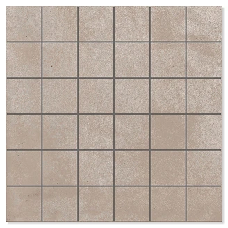 Mosaik Klinker <strong>Alvar</strong>  Raw Taupe Matt 30x30 (5x5) cm