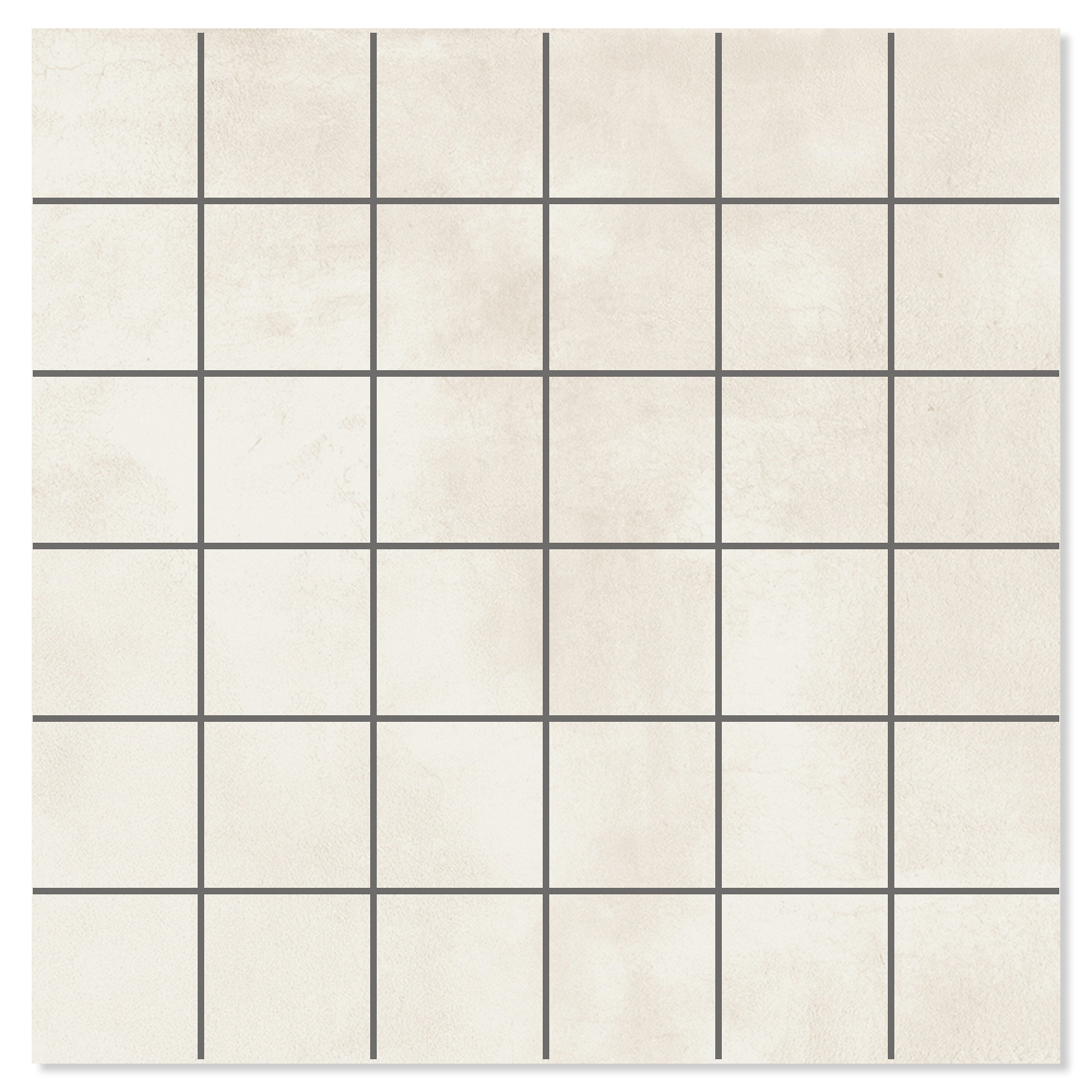 Mosaik Klinker Delicate Beige Matt 30x30 (5x5) cm