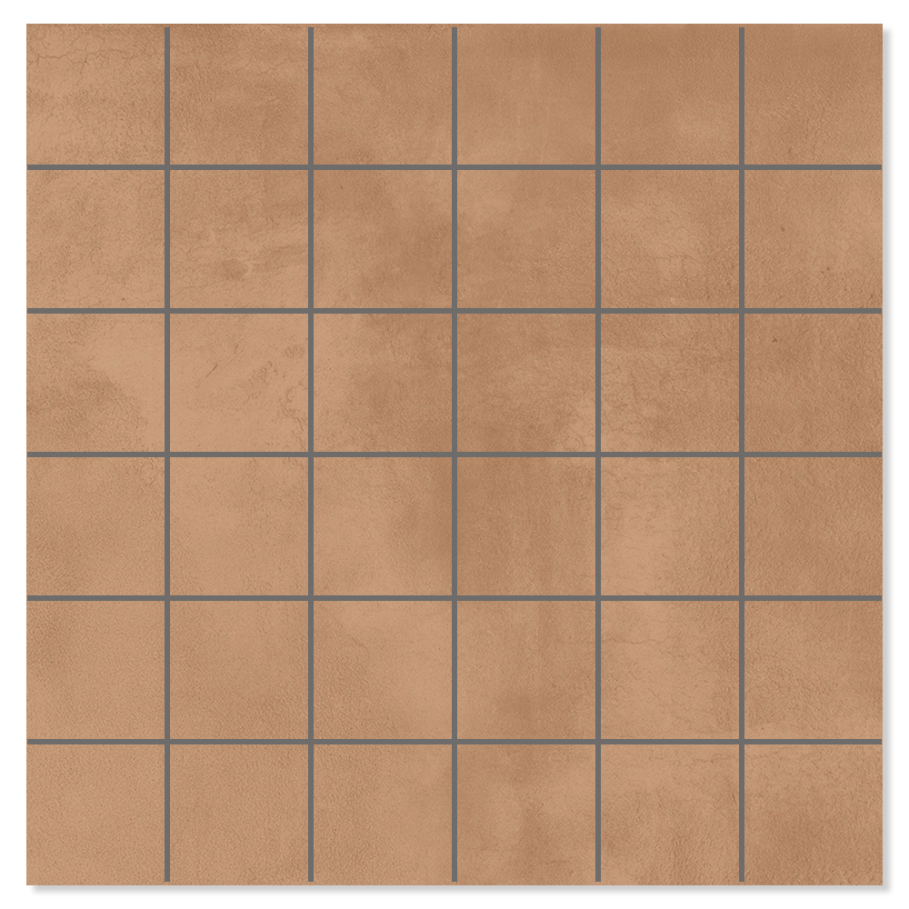 Mosaik Klinker Delicate Orange Matt 30x30 (5x5) cm