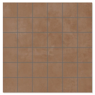 Mosaik Klinker <strong>Delicate</strong>  Brun Matt 30x30 (5x5) cm