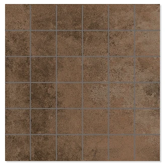 Mosaik Klinker <strong>Metalcraft</strong>  Brons Matt 30x30 (5x5) cm