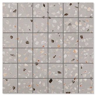 Mosaik Klinker <strong>Frammenti</strong>  Grå Matt 30x30 (5x5) cm