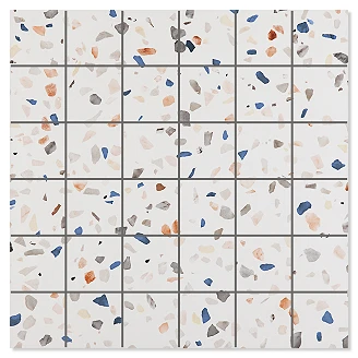 Mosaik Klinker <strong>Frammenti</strong>  Flerfärgad Matt 30x30 (5x5) cm