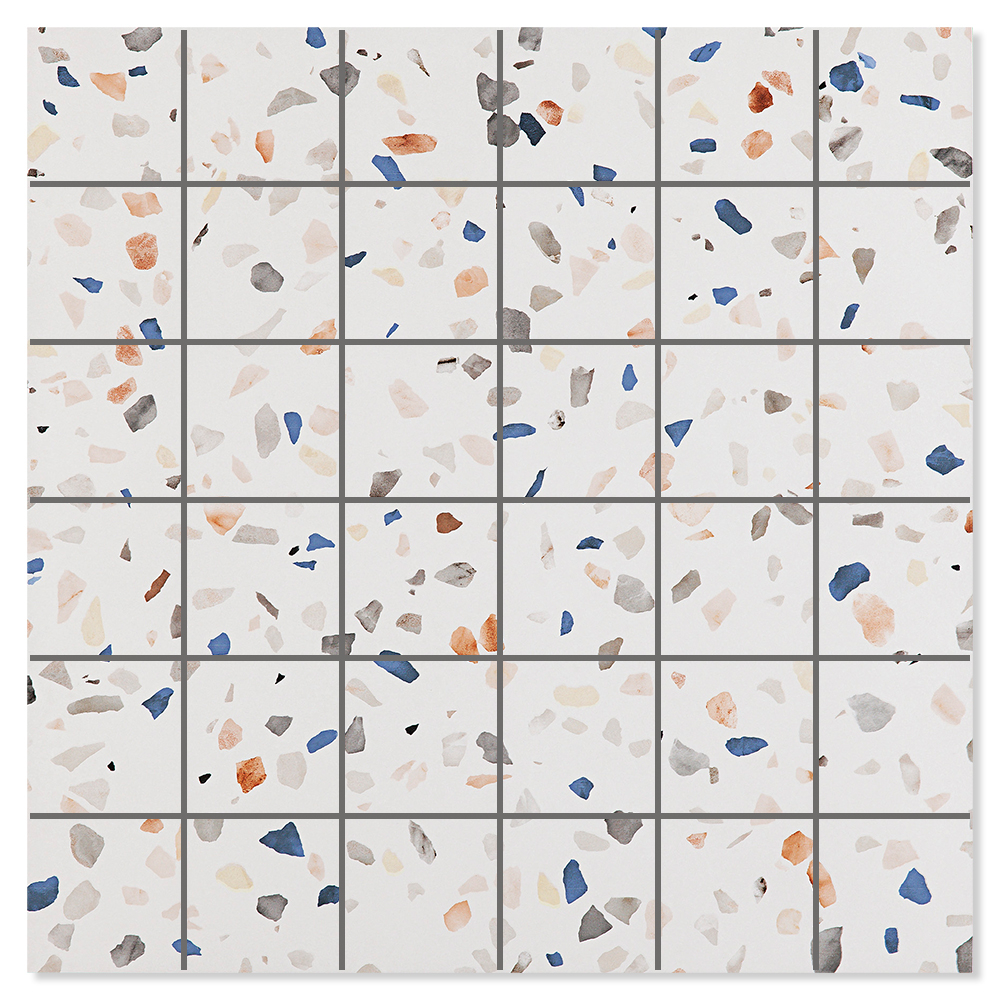 Mosaik Klinker Frammenti Flerfärgad Matt 30x30 (5x5) cm