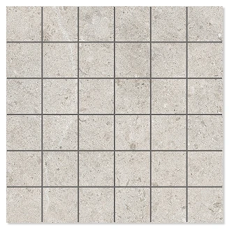 Mosaik Klinker <strong>Kalksten Sand</strong>  Grå Matt 30x30 (5x5) cm