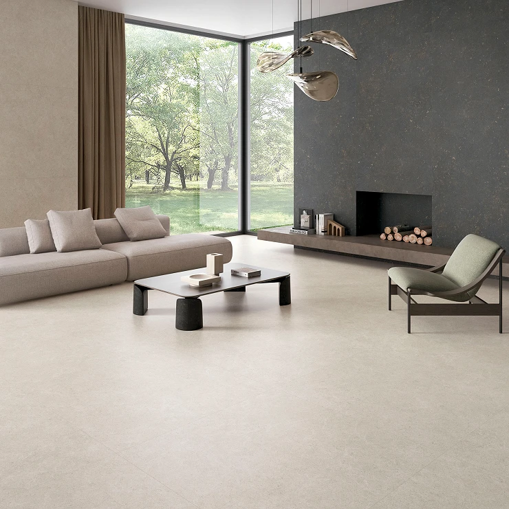 Klinker Solina Gråbeige Matt 120x120 cm