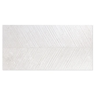 Kakel <strong>Varda</strong>  Vit Matt-Relief 30x60 cm