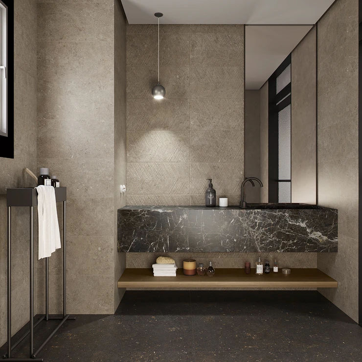 Kakel Varda Beige Matt-Relief 30x60 cm