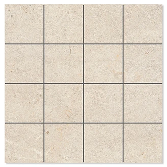 Mosaik Klinker <strong>Terva</strong>  Beige Matt 30x30 (7x7) cm
