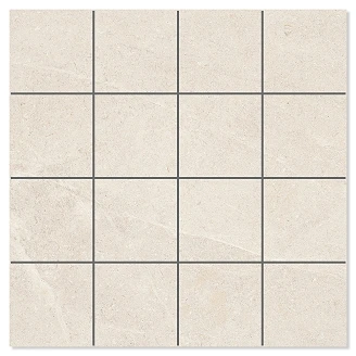 Mosaik Klinker <strong>Terva</strong>  Ivory Matt 30x30 (7x7) cm