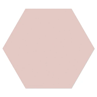 Hexagon Klinker <strong>Sekel</strong>  Rosa Matt 15x17 cm