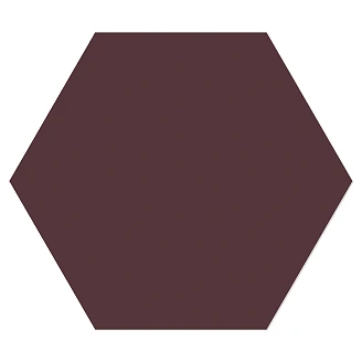 Hexagon Klinker <strong>Sekel</strong>  Läderbrun Matt 15x17 cm