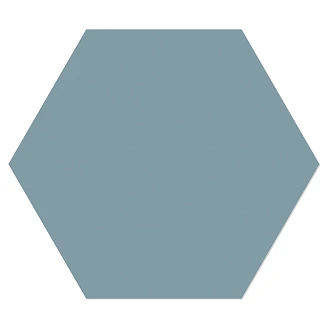 Hexagon Klinker <strong>Sekel</strong>  Blå Matt 15x17 cm