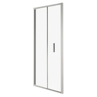 Duschdörr <strong>Solcore</strong>  100 cm Krom Blank Vikbar