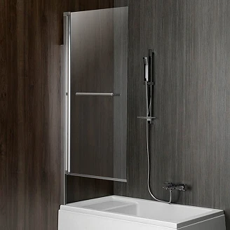 Badkarsvägg Vikbar <strong>Sanna</strong>  Krom Blank 70 cm