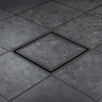 Golvbrunnssil <strong>Tile In Frame</strong>  147 Mörk Granit Matt