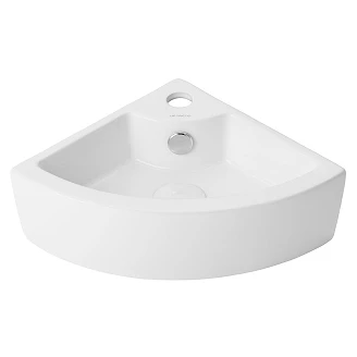 FYNDVARA Tvättställ <strong>Tia</strong>  Hörn Rektangulär Vit Blank 44.5 cm
