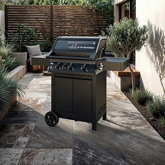 Köler Gasolgrill <strong>Krone</strong>  Compact Svart 132x132x120 cm