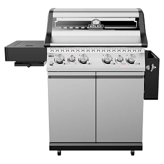 Köler Gasolgrill <strong>Krone</strong>  S1 Silvergrå, Svart 144x144x120 cm