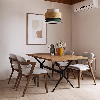 Matbord <strong>Flinte</strong>  Versailles Ek 80x120x75 cm