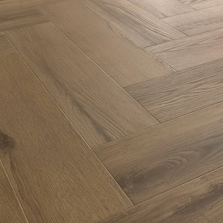 Arbiton Vinylgolv Amaron Herringbone Rochester Oak-Trästruktur 14.8x59 cm