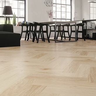 Arbiton Vinylgolv <strong>Amaron Herringbone</strong>  Harlow Oak 14.8x59 cm