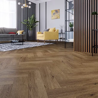 Arbiton Vinylgolv <strong>Amaron Herringbone</strong>  Georgetown Oak 14.8x59 cm