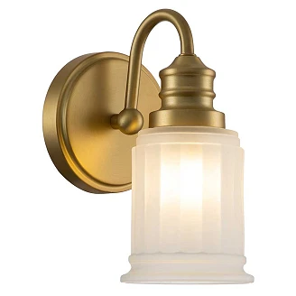 Quoizel Vägglampa <strong>Swell</strong>  Guld