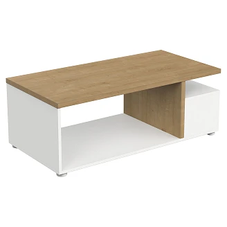 Bänk Axessa Vit, Hamilton Ek 92x50 cm