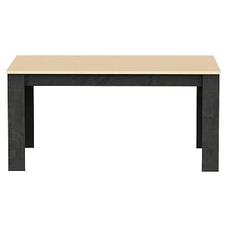 Matbord Varden Mörkt Betong, Artisan Ek 205x90 cm