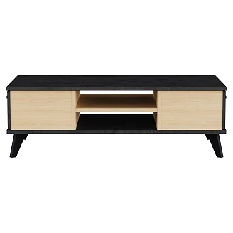 Soffbord Varden Mörkt Betong, Artisan Ek, 2 Lådor 107x50 cm