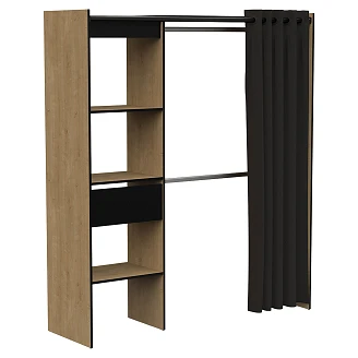 Garderob <strong>Chelford</strong>  Svart, Hamilton Ek 167x50 cm