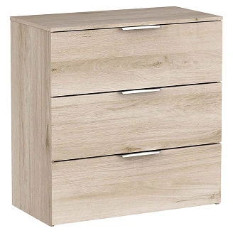 Byrå <strong>Skand</strong>  Kronberg Ek, 3 Lådor 80x41 cm
