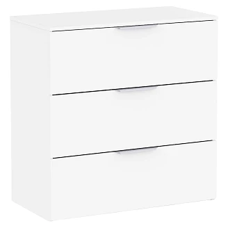 Byrå <strong>Skand</strong>  Vit, 3 Lådor 80x41 cm