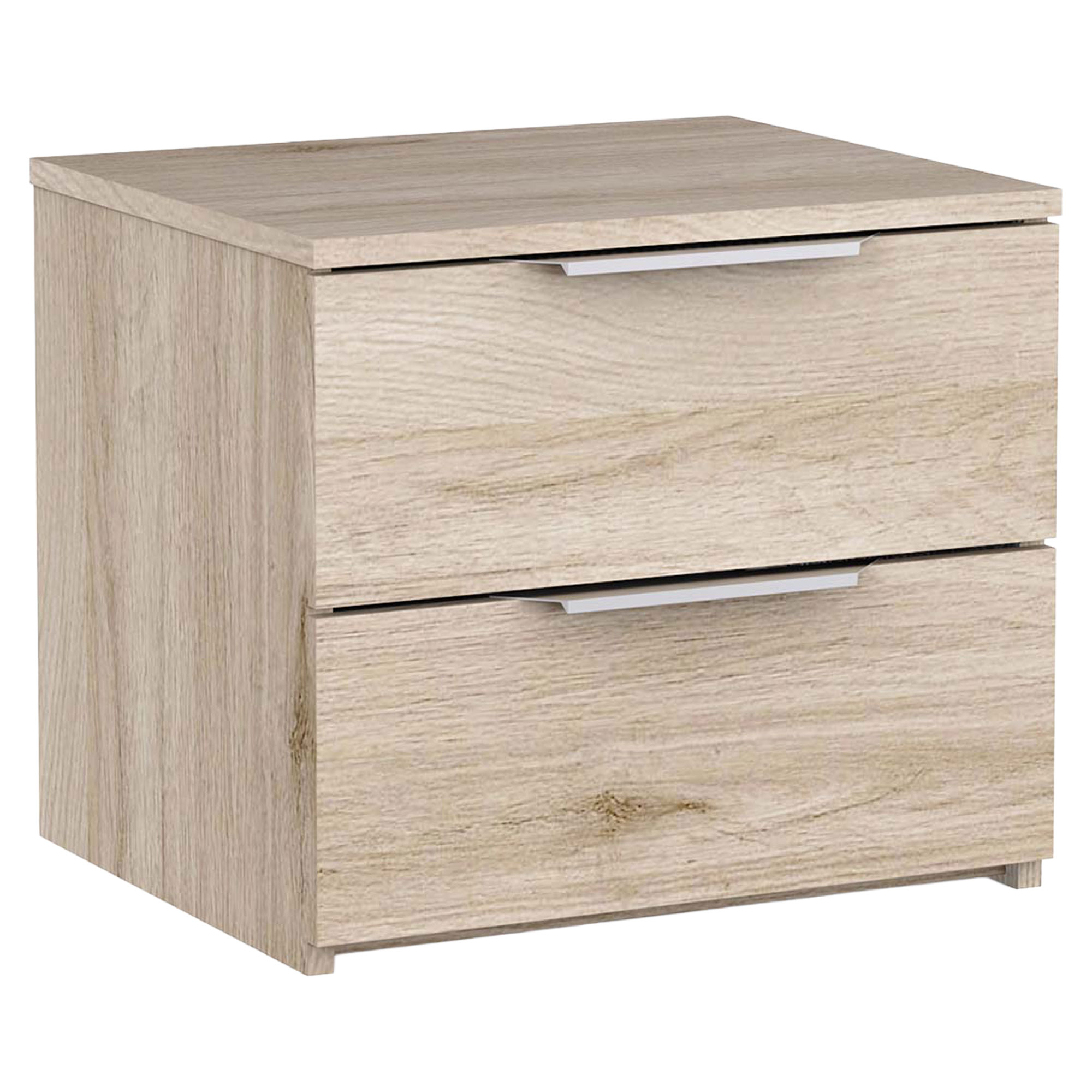 Sidobord Skand Kronberg Ek, 2 Lådor 44x37 cm