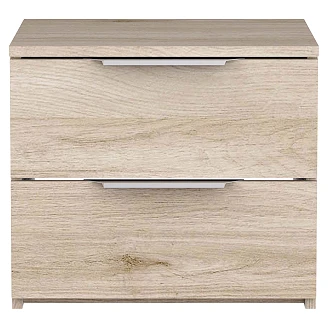 Sidobord Skand Kronberg Ek, 2 Lådor 44x37 cm