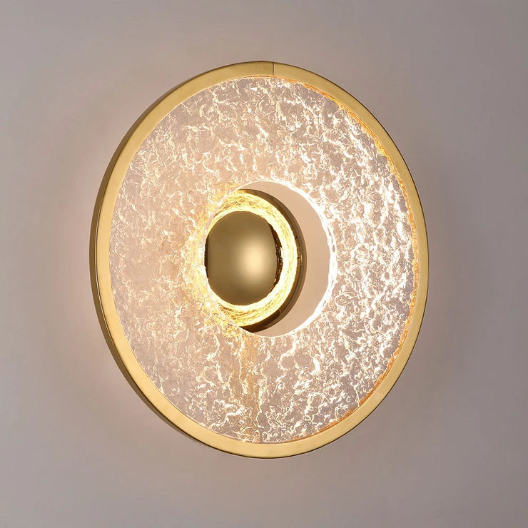 Vägg-/Taklampa Luxora Guld