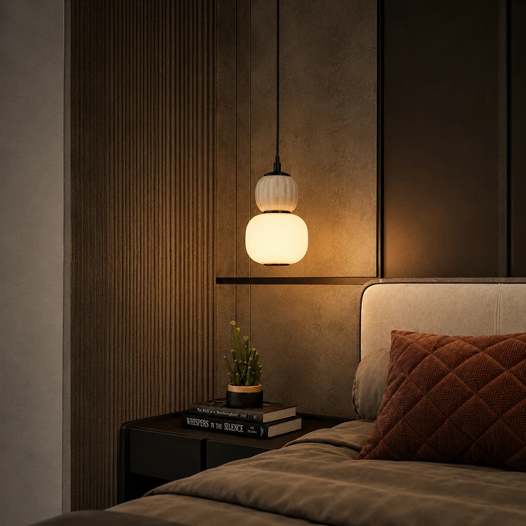 Hängande Lampa Sveg Svart, Grå