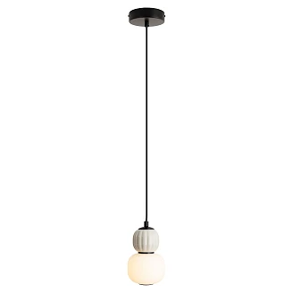 Hängande Lampa <strong>Sveg</strong>  Svart, Grå