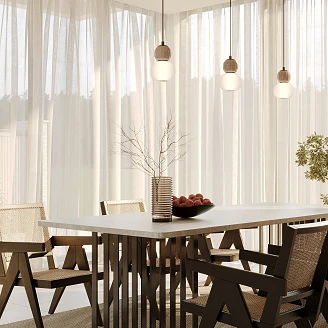 Hängande Lampa Sveg Svart, Beige