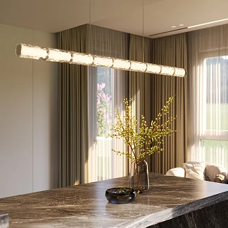 Hängande Lampa <strong>Laxå</strong>  Krom Horisontell