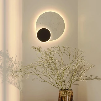 Vägglampa <strong>Hede</strong>  Duo Guld Travertin