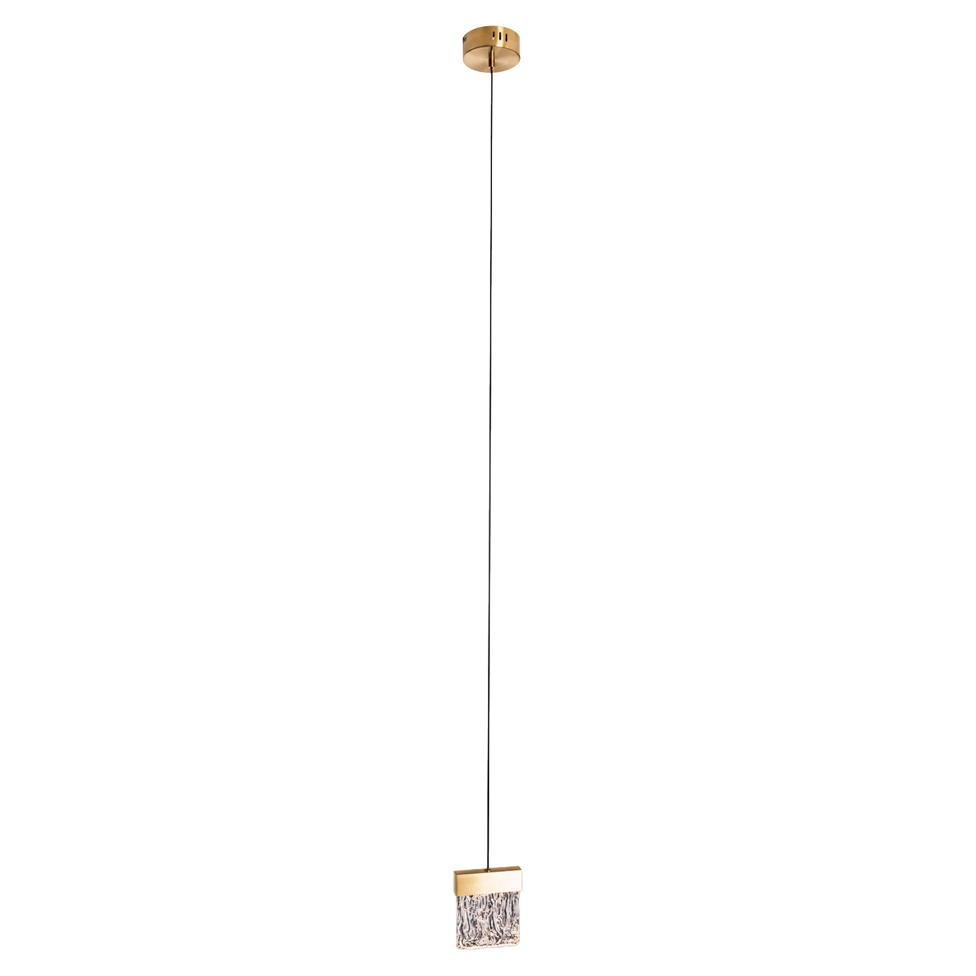 Hängande Lampa Floda Polerat Guld