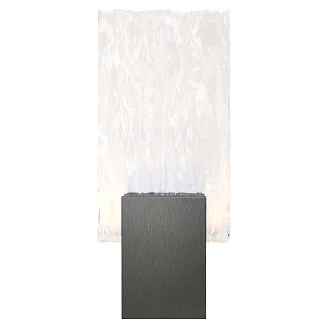 Vägglampa <strong>Floda</strong>  Polerad Svart
