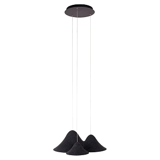 Hängande Lampa <strong>Graphite</strong>  Tre Svart, Grå